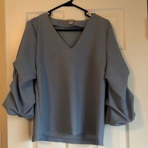 Light blue blouse